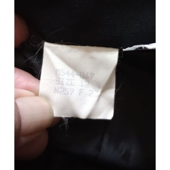 Miss Pendleton Women's Size 12 100%  Virgin Wool Black Mini Skirt-Vintage "80's" - Picture 6 of 6